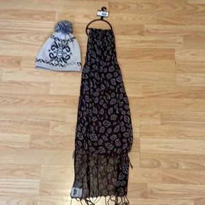 Harley Davidson Beanie and Scarf